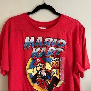 MARIO KART MENS RED T-SHIRT SIZE XL